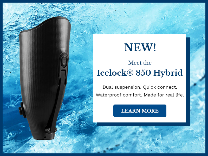 New! Meet the Icelock 850 Hybrid. Dual suspension. Quick connect. Waterproof comfort. Made for real life. Click to learn more!